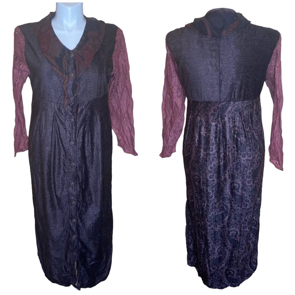 URU Vintage Hand Dyed Rayon Dress One Size